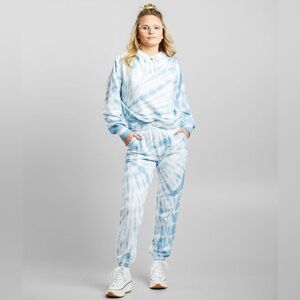 Z Supply blue tie dye hoodie size small